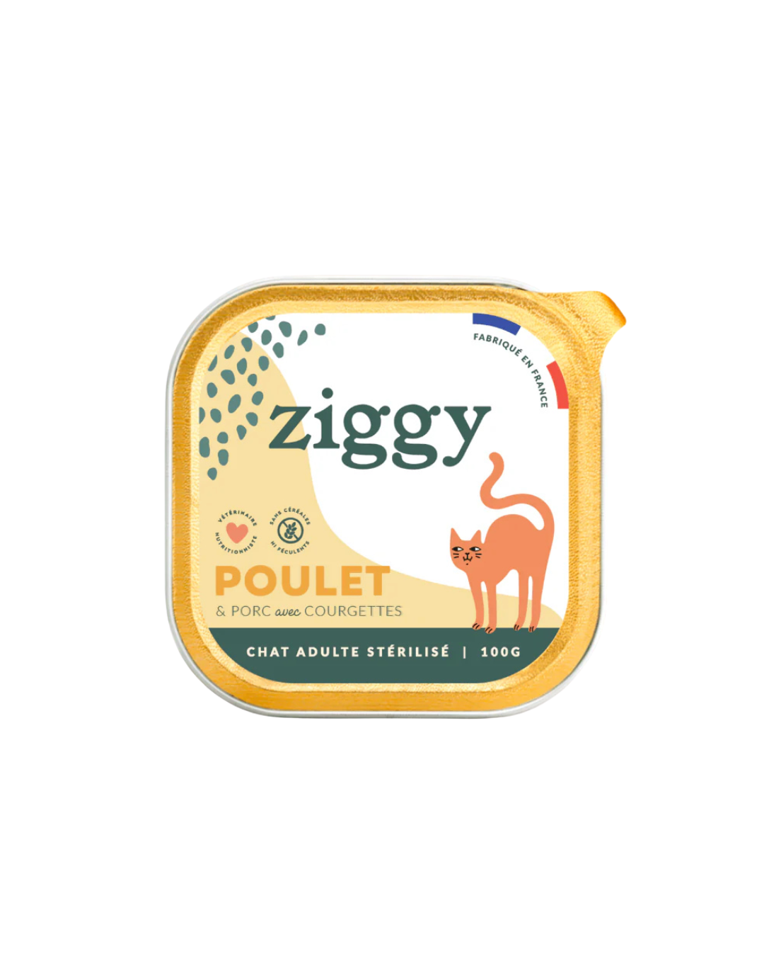Ziggy Stérilisés Saveur Poulet  Pâtée Pour Chats