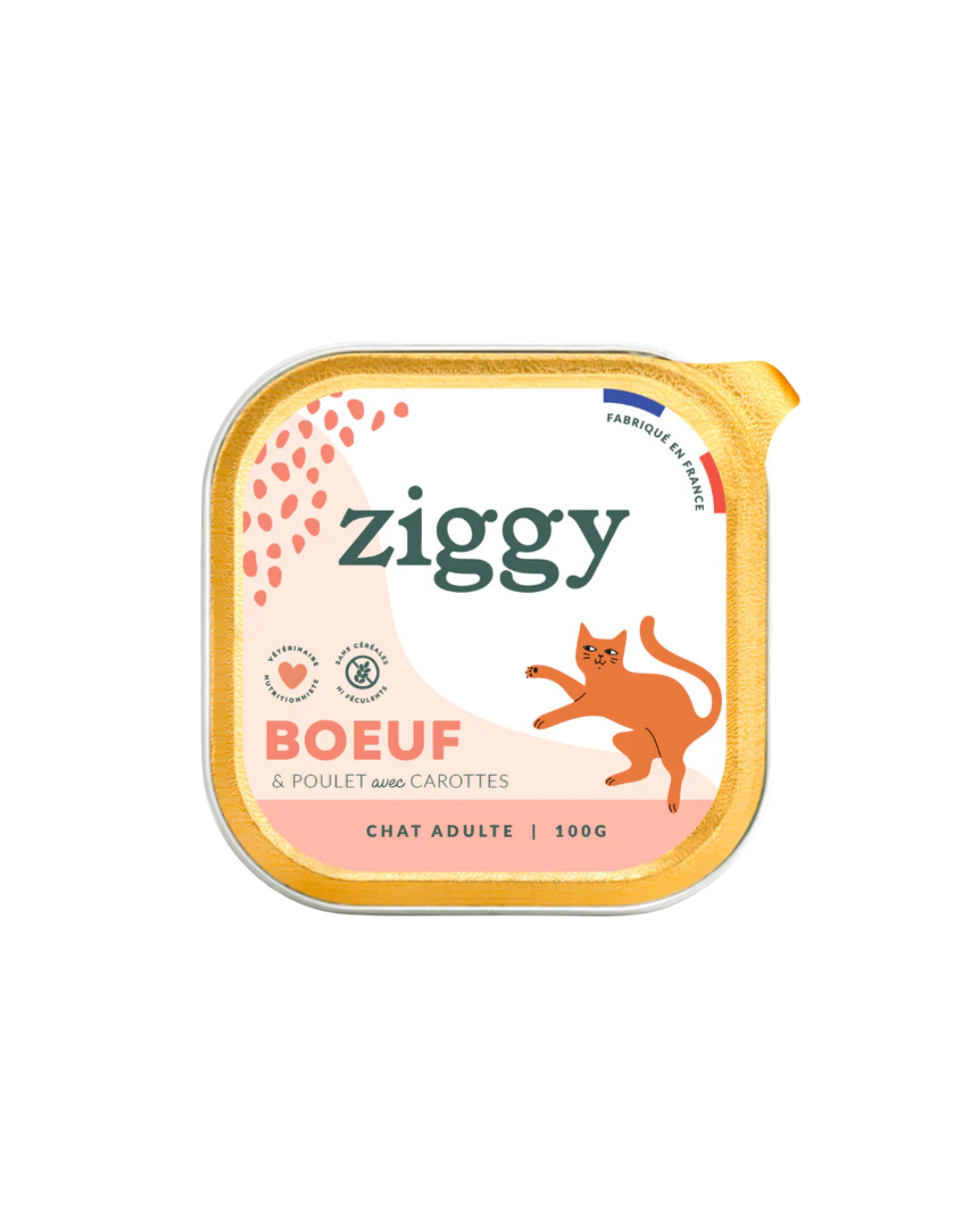 Ziggy Adult Boeuf Pâtée Pour Chat
