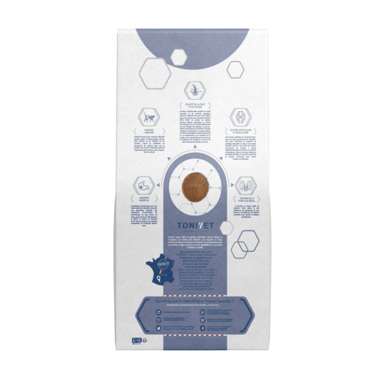 Tonivet Stérilisé Poulet Croquette Pour Chat Senior