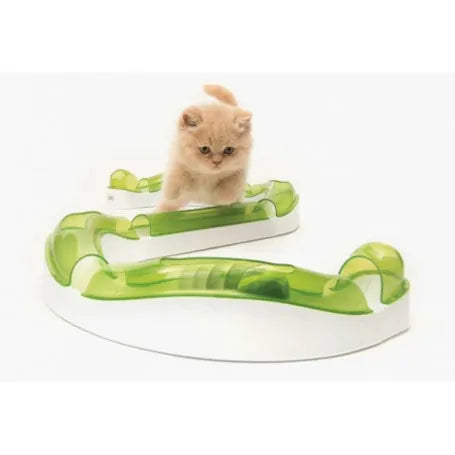 Jouet chat circuit wave catit