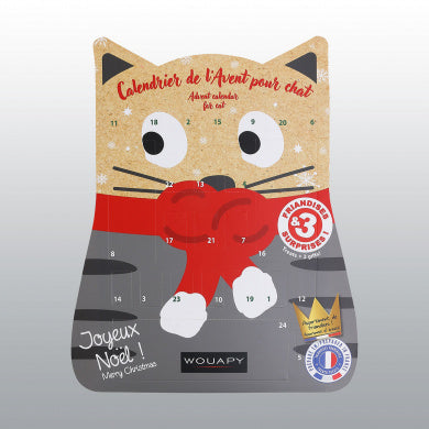 Calendrier avent surprise chat noel