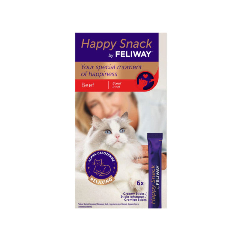 Happy snack BY FELIWAY boeuf - Chat