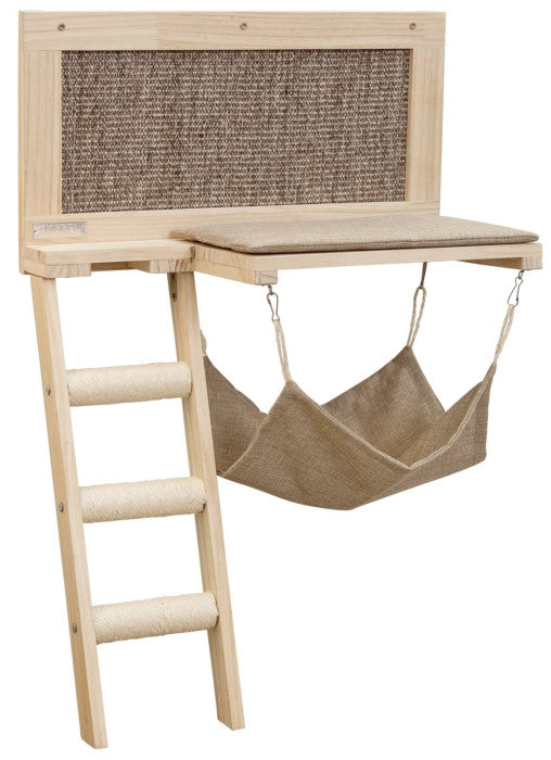 Meuble griffoir mural timber