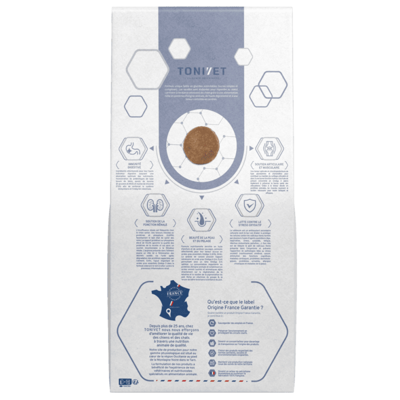 TONIVET SENIOR MEDIUM &amp; MAXI -croquettes chien