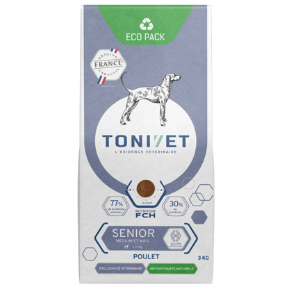 TONIVET SENIOR MEDIUM &amp; MAXI -croquettes chien