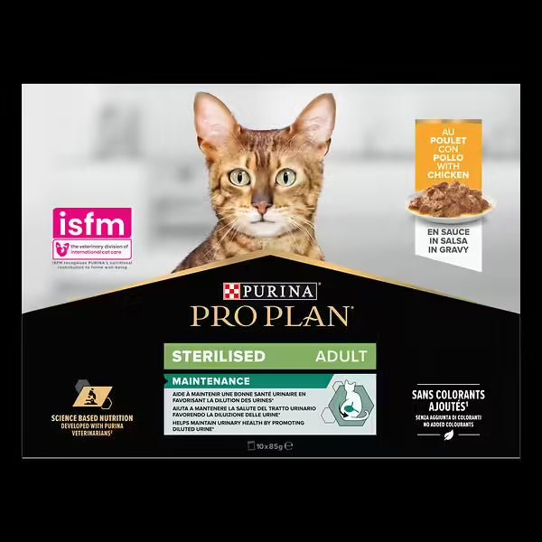 Pro Plan Adult Sterilised Maintenance Poulet Sauce
