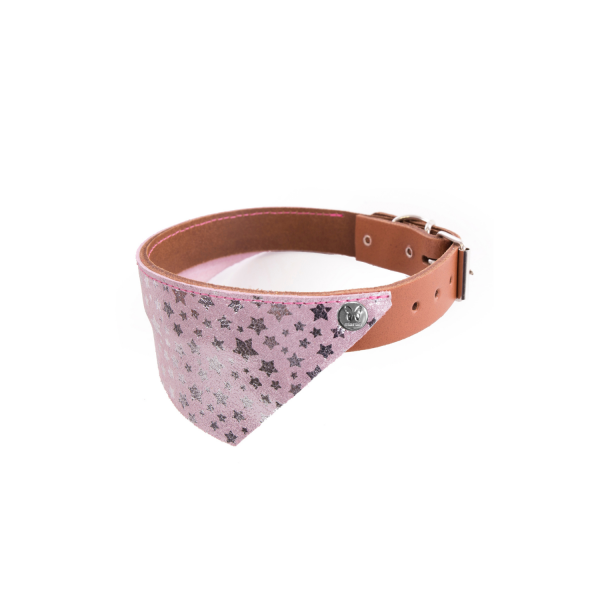 Collier cuir Miami et bandana Martin Sellier