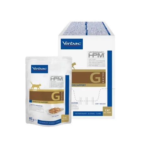 Veterinary HPM Cat G1 Digestive Support 12X85g - Chat