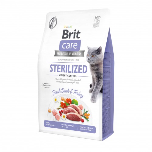 Alimentation pour chat - Brit Care Sterilized Weight Control pour chats