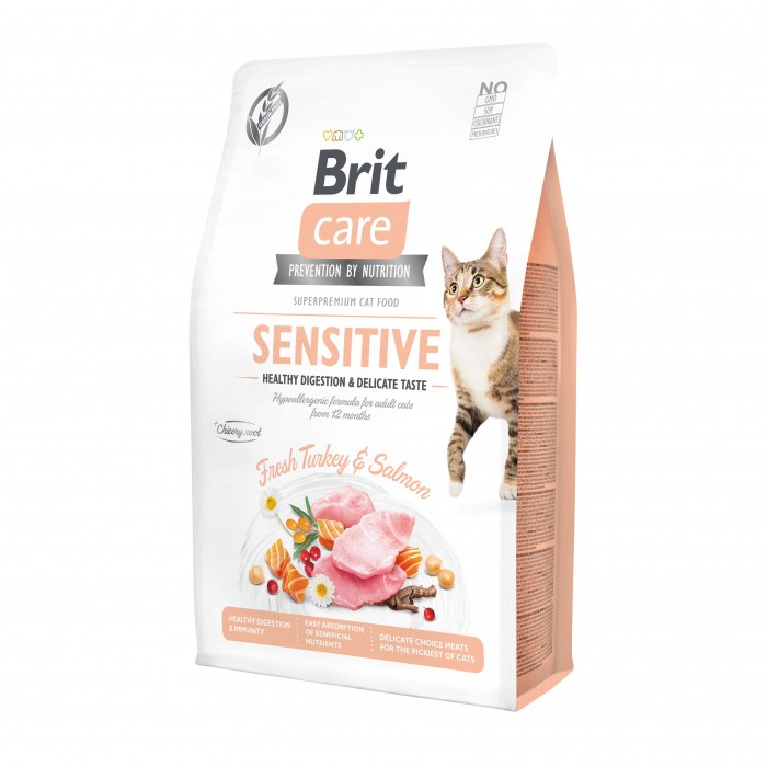 Alimentation pour chat - Brit Care Sensitive pour chats
