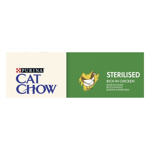 Alimentation pour chat - PURINA CAT CHOW Sterilised au Poulet - Croquettes pour chat pour chats