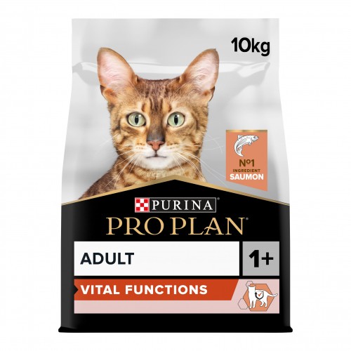 Alimentation pour chat - PRO PLAN Vital Functions Adult au Saumon - Croquettes pour chat pour chats