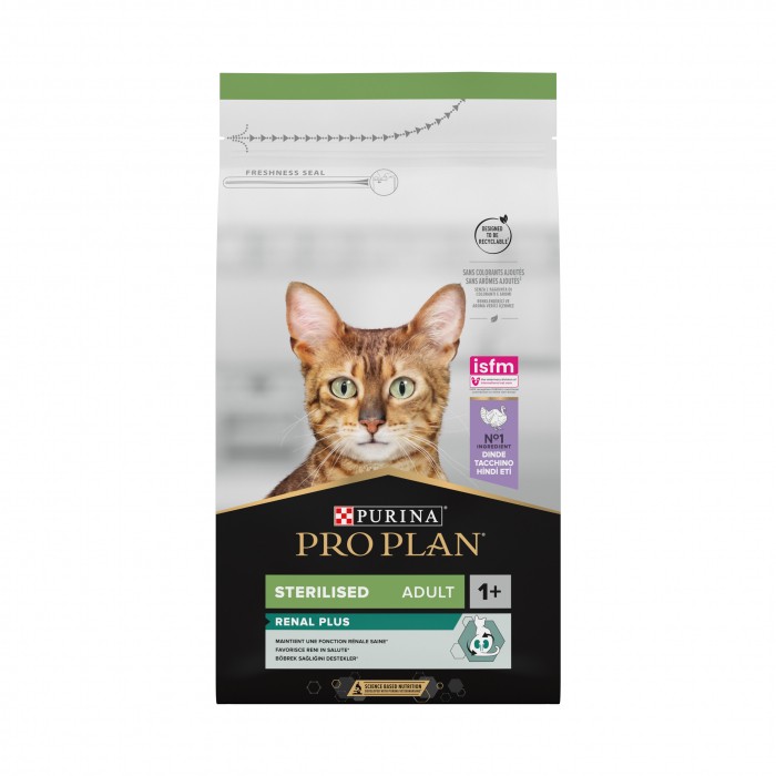 Alimentation pour chat - Proplan Sterilised Adult OptiRenal Dinde pour chats