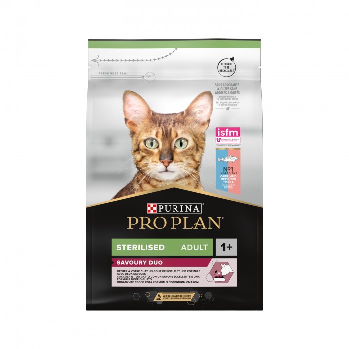 Care Friday - PRO PLAN Savoury Duo Sterilised Adult - Croquettes pour chat pour chats