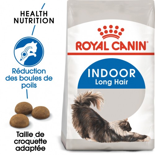 Alimentation pour chat - Royal Canin Indoor Long Hair pour chats