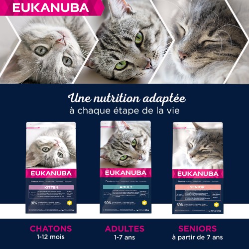 Alimentation pour chat - Eukanuba Adult 1+ Top Condition pour chats