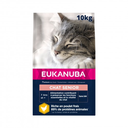 Alimentation pour chat - Eukanuba Adult 7+ Top Condition pour chats