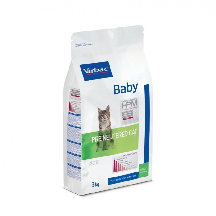 VIRBAC VETERINARY HPM Physiologique Baby Pre Neutered Cat-Baby Pre Neutered Cat