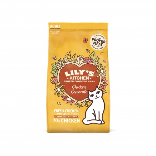 Alimentation pour chat - Lily's Kitchen Adulte Sans Céréales - Poulet aux Herbes pour chats