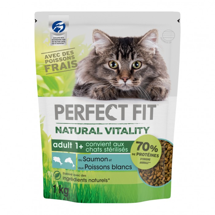 PERFECT FIT? Natural Vitality chats adultes - Saumon et poissons blancs-PERFECT FIT?