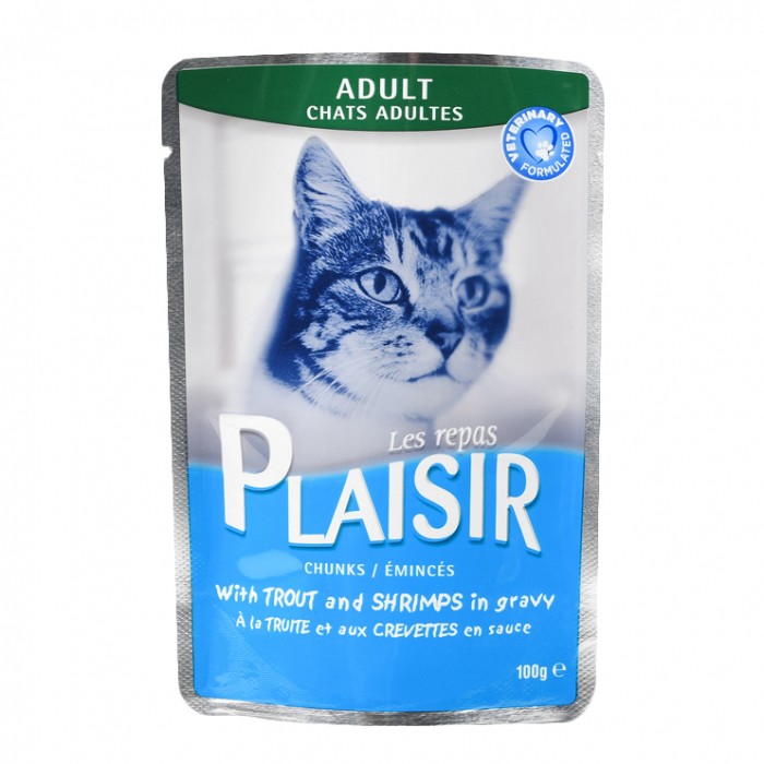 Alimentation pour chat - REPAS PLAISIR Adulte Stérilisé- Lot 22 x 100 g pour chats