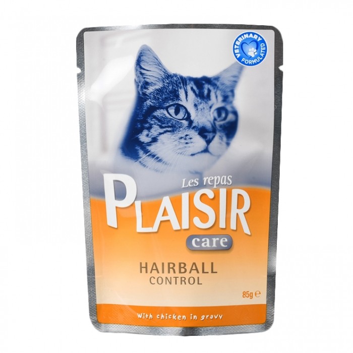Alimentation pour chat - Repas Plaisir Care - Hairball Control Chat Adulte - 12 x 85g pour chats
