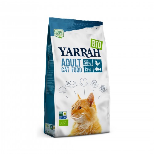 Alimentation pour chat - Yarrah croquettes bio pour chat adulte pour chats