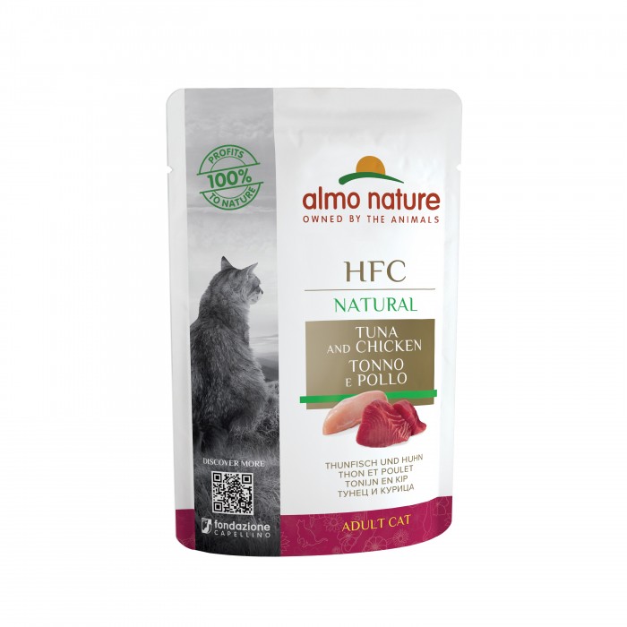 Alimentation pour chat - Almo Nature HFC Natural - Lot - 48 x 55 g pour chats