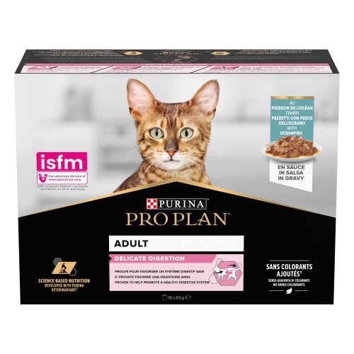 Alimentation pour chat - Proplan Nutrisavour Delicate en sauce pour chats