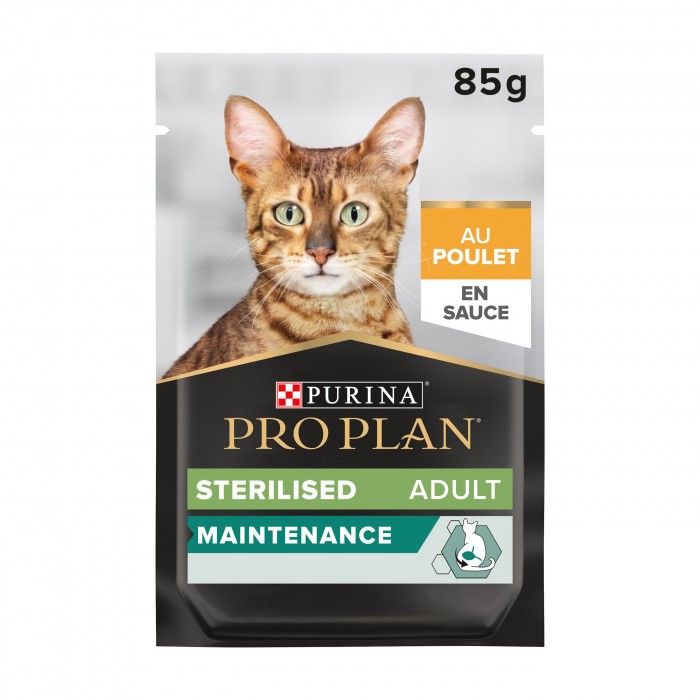 Alimentation pour chat - Proplan Nutrisavour Sterilised en sauce pour chats