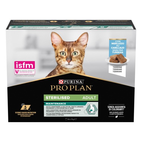 Alimentation pour chat - Proplan Nutrisavour Sterilised en mousse pour chats