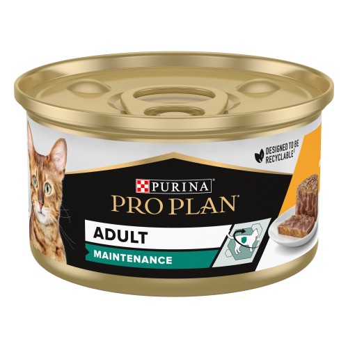 Alimentation pour chat - PRO PLAN Maintenance Adult en terrine au Poulet - Pâtée pour chat pour chats