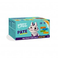 Pâtée en barquette pour chat adulte - Edgard & Cooper Pâtée Moelleuse Multipack – Pâtée pour chat adulte 