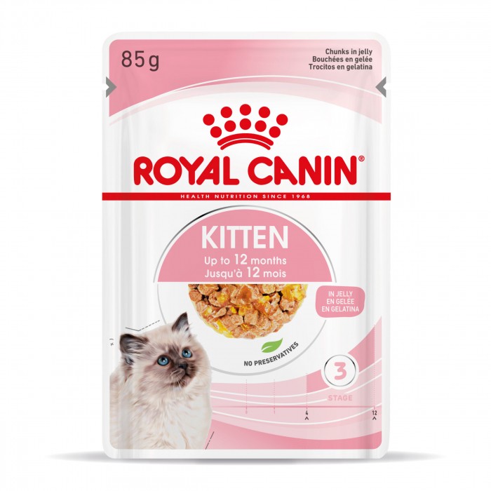 Alimentation pour chat - Royal Canin Kitten - Gelées pour chaton pour chats