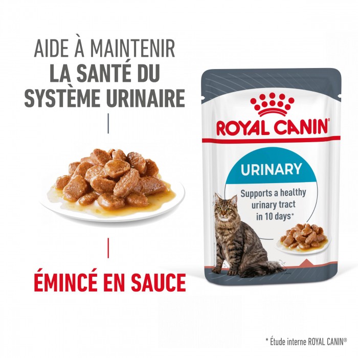 Alimentation pour chat - ROYAL CANIN Urinary Care en sauce - Pâtée pour chat pour chats