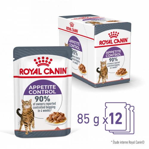 Alimentation pour chat - ROYAL CANIN Appetite Control Care en Sauce – Pâtée pour chat pour chats