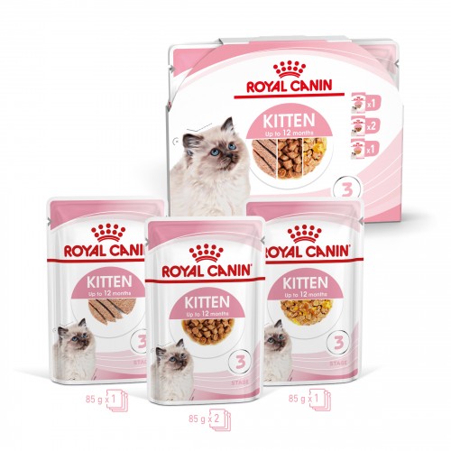 Alimentation pour chat - Royal Canin Kitten Multipack - Pâtées pour chaton pour chats