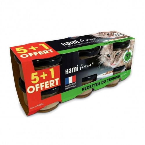 Alimentation pour chat - Hamiform - Les cuisinés - Pâtées Recettes Du Terroir - 5+1 gratuit pour chats