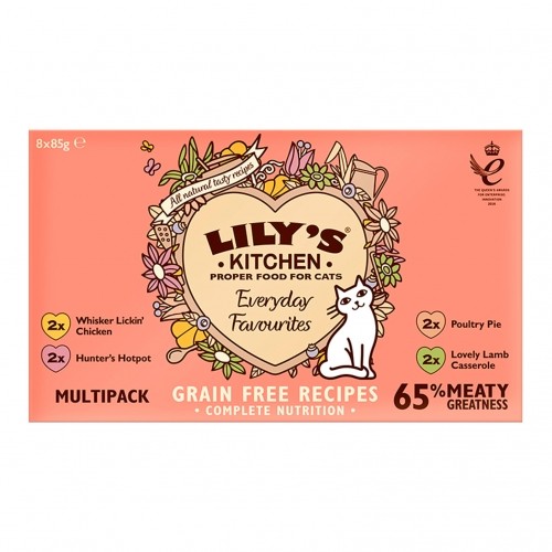 Lily S Kitchen Multipack Patee Adulte Sans Cereales Patee En Barquette Pour Chat Wanimo