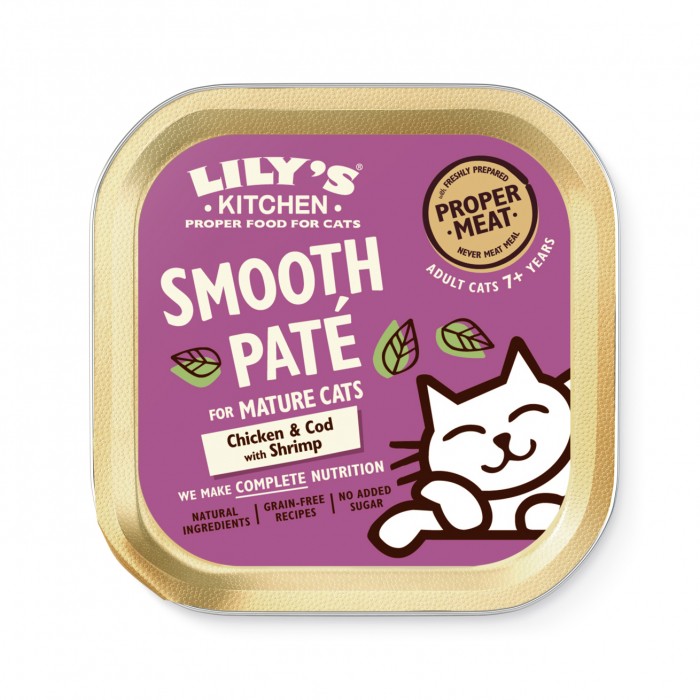 Alimentation pour chat - Lily's Kitchen Pâtée Senior Sans Céréales  pour chats