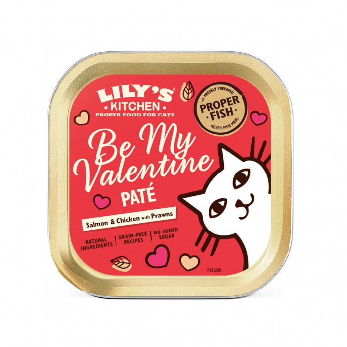 Alimentation pour chat - Lily's Kitchen - Pâtées pour chat - Be My Valentine - Lot de 19 x 85 g pour chats