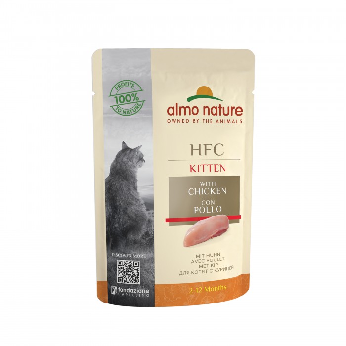 Alimentation pour chat - Almo Nature Pâtées Chaton - HFC - 24 x 55 g pour chats