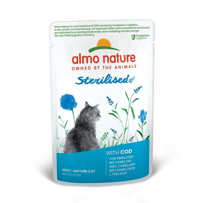 Alimentation pour chat - Almo Nature Pâtées Chat Adult - Holistic Fonctionnel Sterilised - 30 x 70 g pour chats