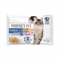 Pâtée en sachet pour chat - PERFECT FIT Indoor 1+ chats stérilisés Indoor 1+ chats stérilisés