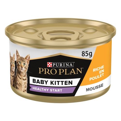 Alimentation pour chat - PRO PLAN Healthy Start Baby Kitten en mousse au Poulet - Pâtée pour chaton pour chats