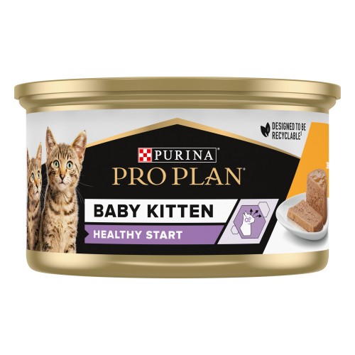 Care Friday - PRO PLAN Healthy Start Baby Kitten en mousse au Poulet - Pâtée pour chaton pour chats