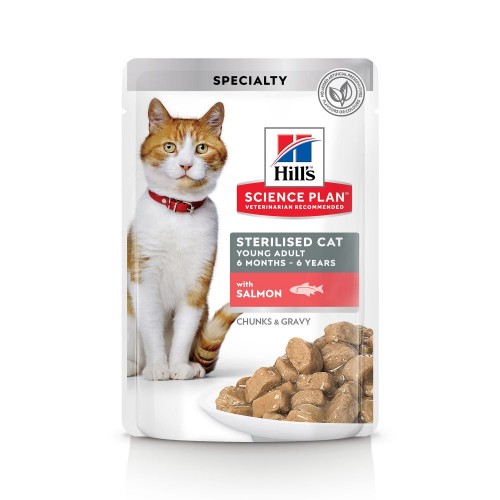 Alimentation pour chat - HILL'S Science Plan Sterilised Adult en Sachets - Pâtées pour chat pour chats