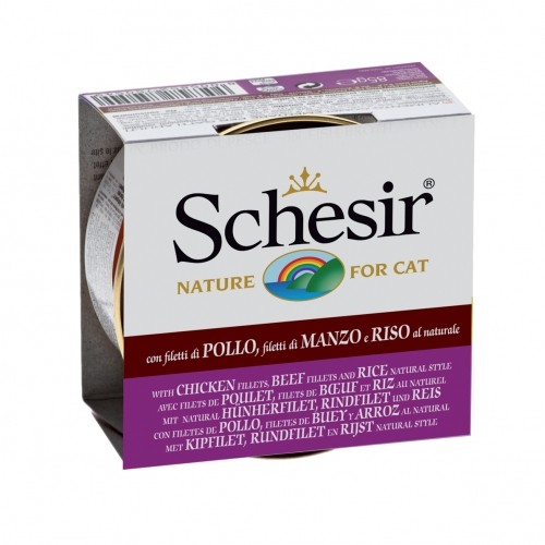 Alimentation pour chat - Schesir Pâtées naturelles Adult - 14 x 85 g pour chats