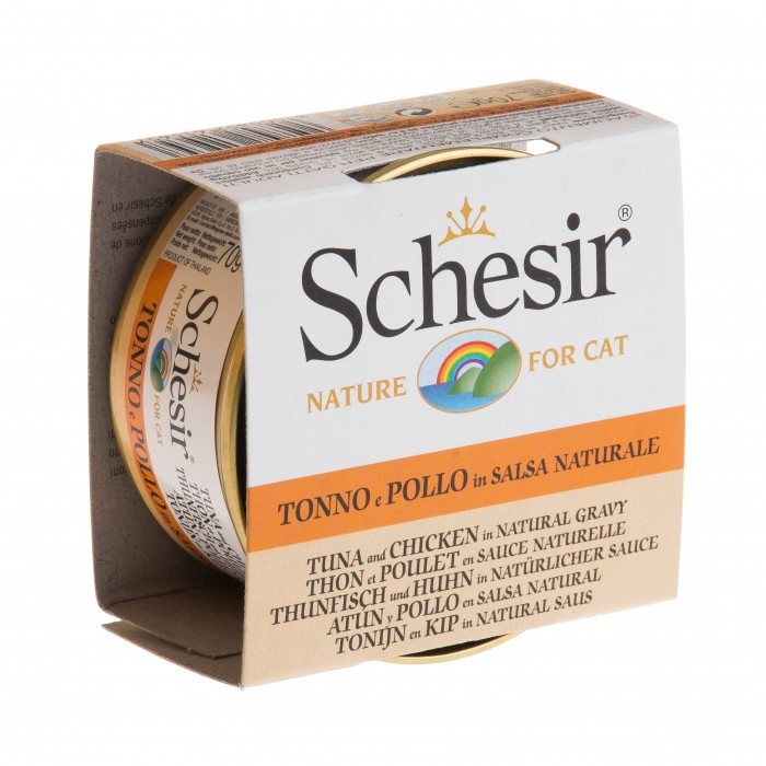 Alimentation pour chat - Schesir Pâtées en sauce Adult - 14 x 70 g pour chats