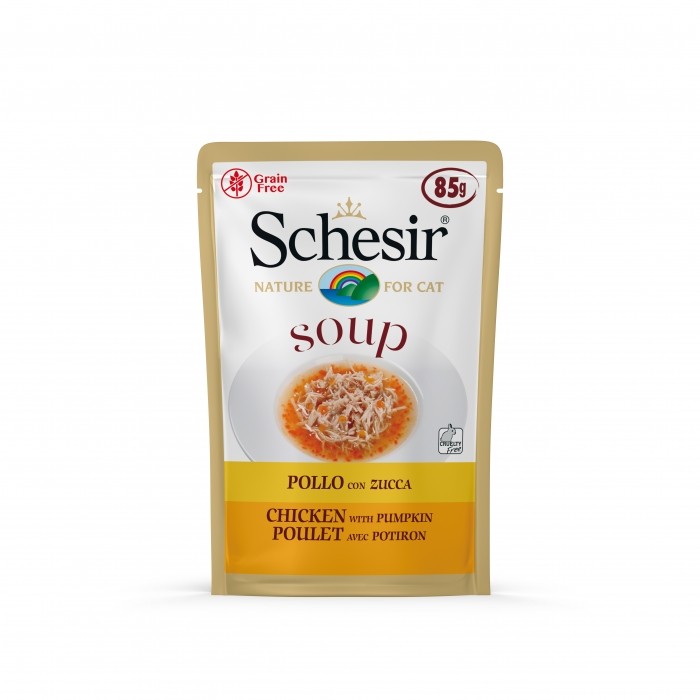 Alimentation pour chat - Schesir Sachets Pâtées Soup Adult - 20 x 85 g pour chats